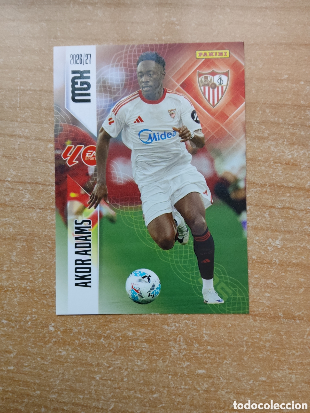 Cromos de f&uacute;tbol: 341 AKOR ADAMS SEVILLA MEGACRACKS 2026 2027