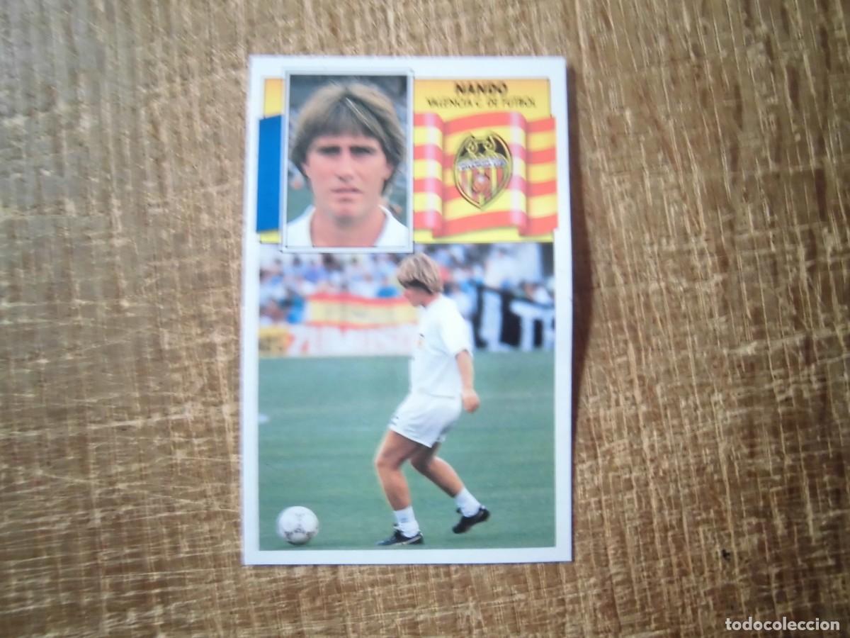 Cromos de Futebol: NANDO VALENCIA LIGA 90-91 EDICIONES ESTE CROMO RECUPERADO
