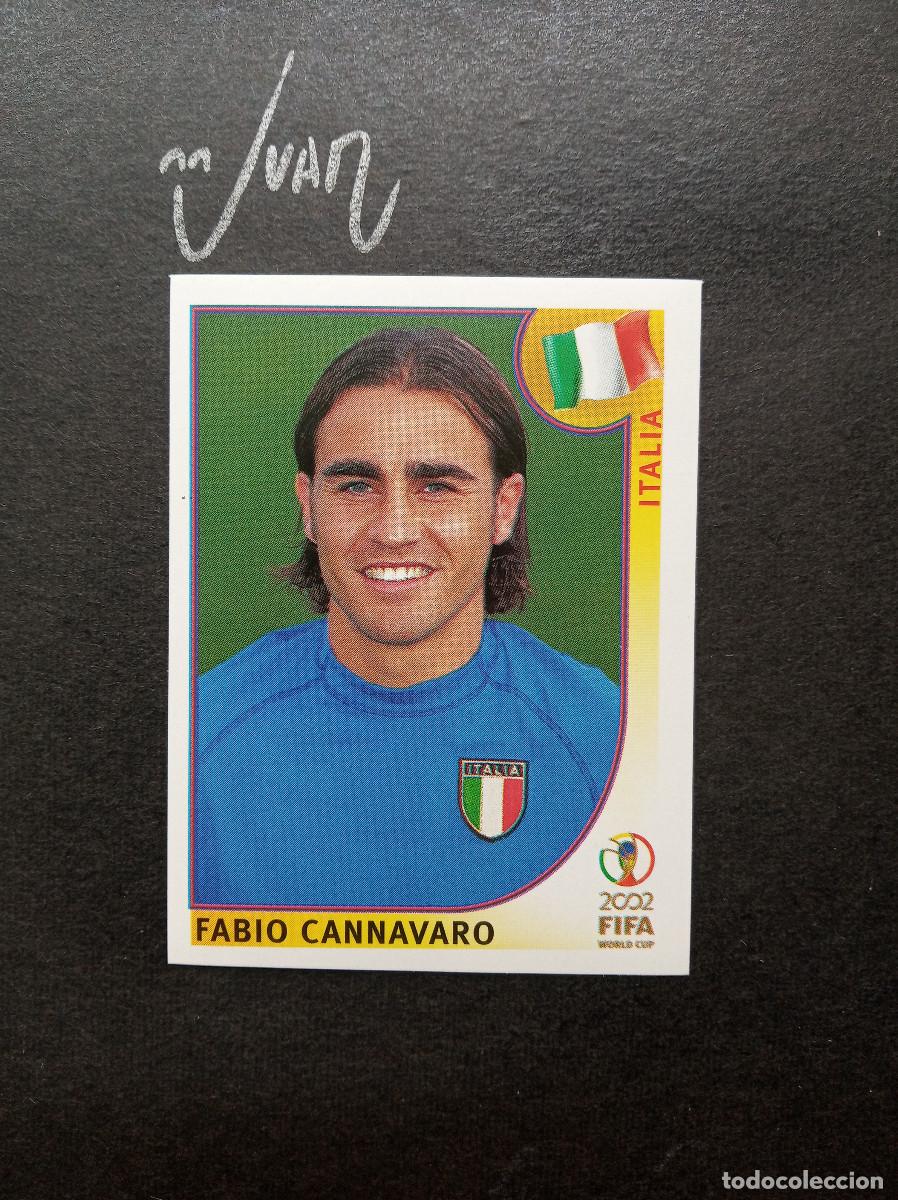 Fu&szlig;ball-Sticker: 461 CANNAVARO ITALIA REAL MADRID ⚽ PANINI &reg; FIFA WORLD CUP 2002 MUNDIAL 02 SIN PEGAR NUNCA NUEVO