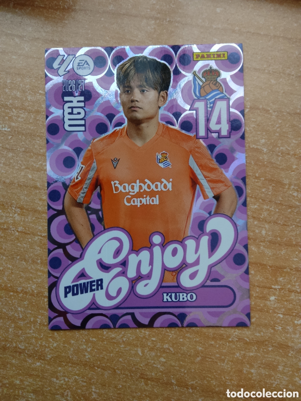 Cromos de Futebol: 384 POWER ENJOY KUBO MEGACRACKS REAL SOCIEDAD 2026 2027