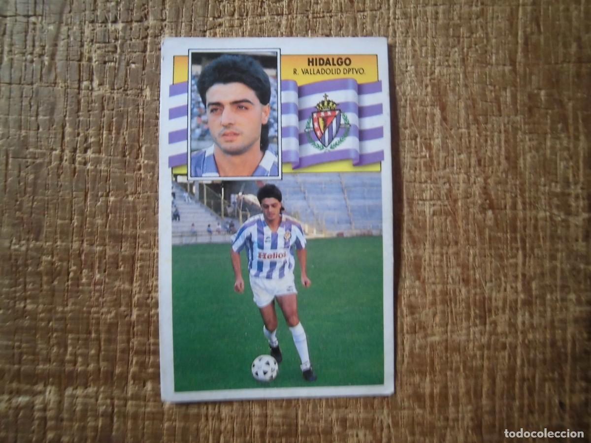 Cromos de Futebol: HIDALGO REAL VALLADOLID LIGA 90-91 EDICIONES ESTE CROMO RECUPERADO