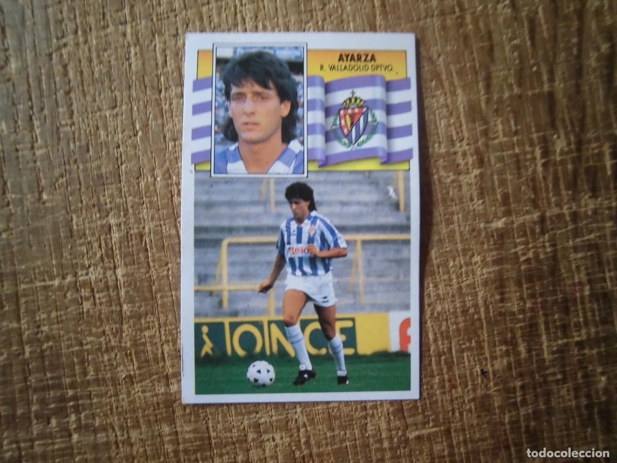 Cromos de Futebol: AYARZA REAL VALLADOLID LIGA 90-91 EDICIONES ESTE CROMO RECUPERADO