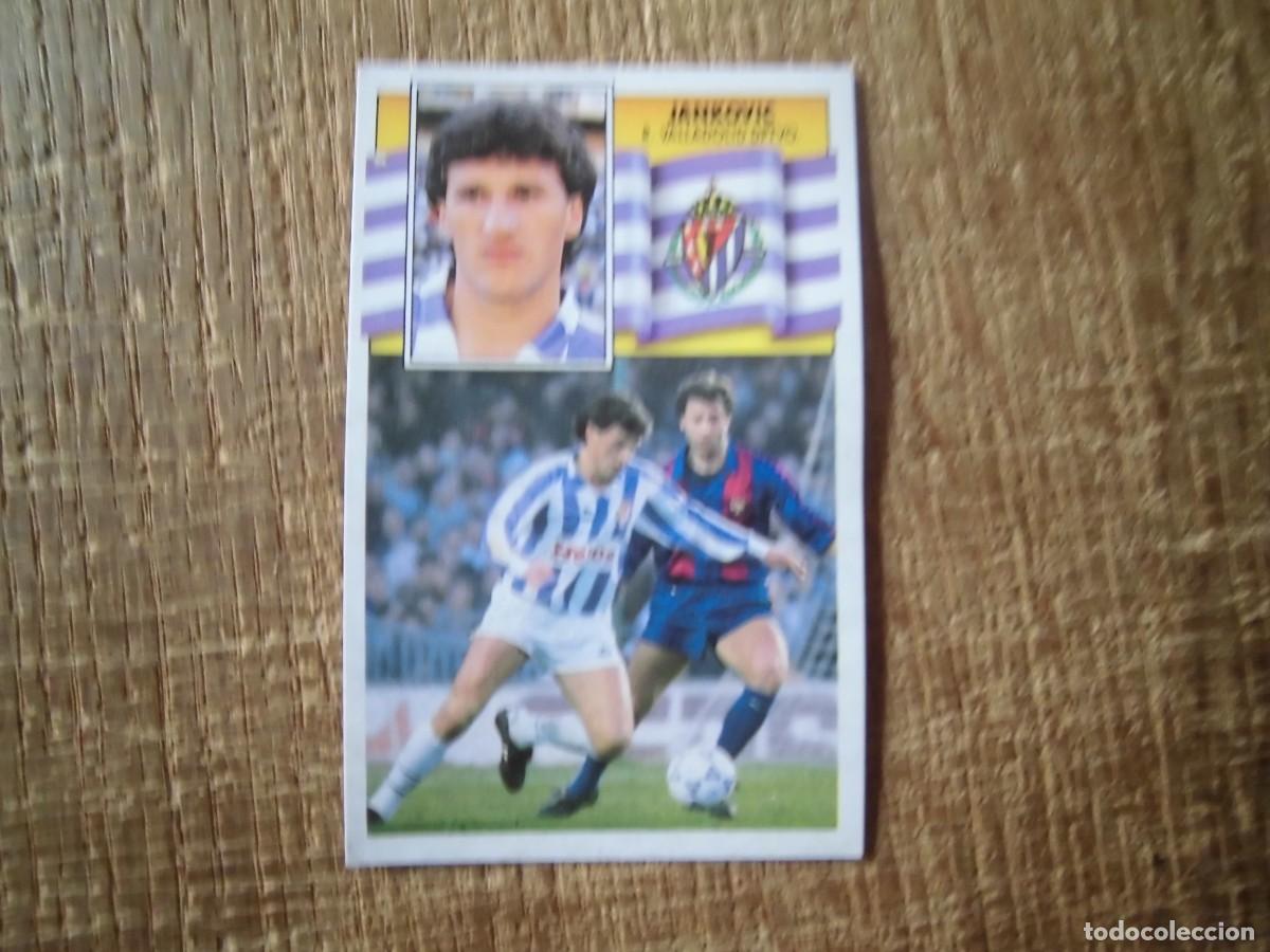 Cromos de Futebol: JANKOVIC REAL VALLADOLID LIGA 90-91 EDICIONES ESTE CROMO RECUPERADO