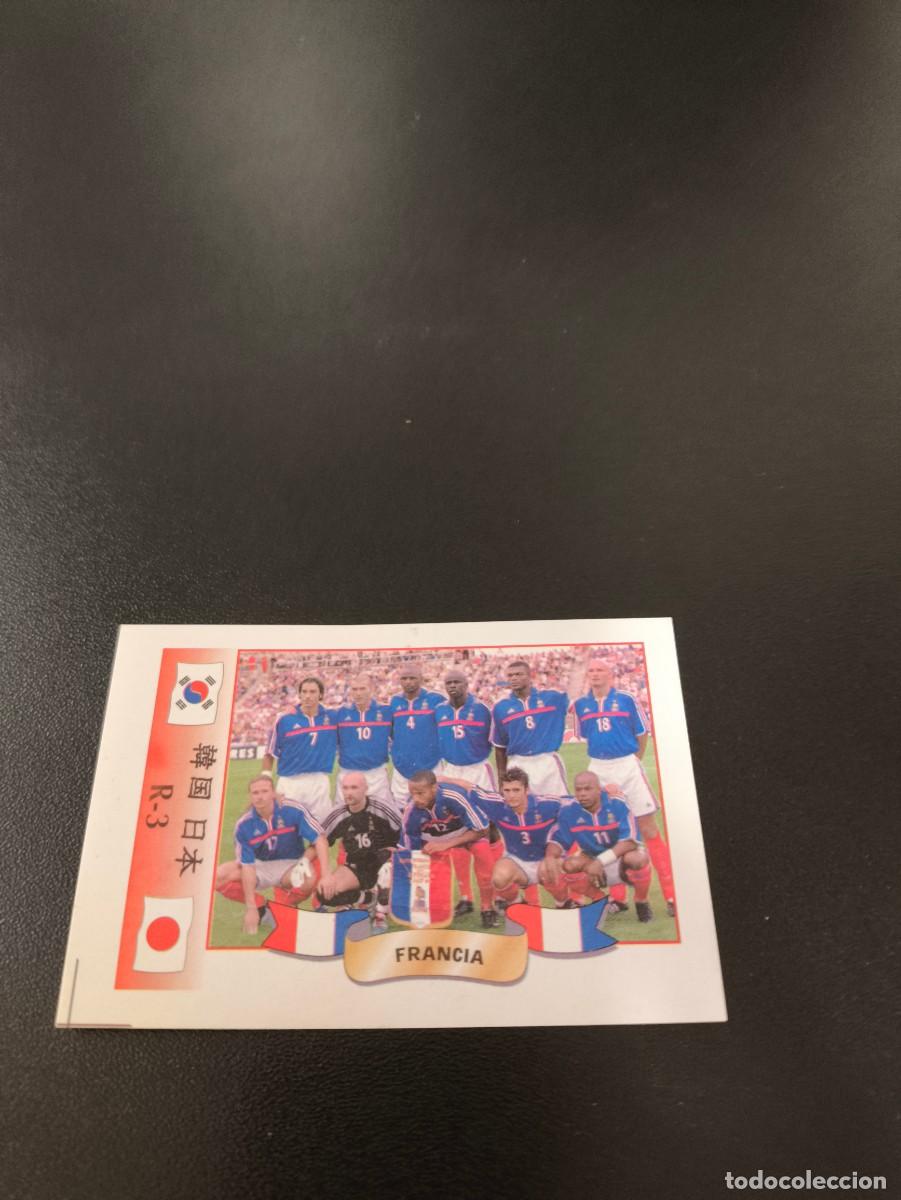 Cromos de f&uacute;tbol: R-3 FRANCIA SELECCION TEAM ZIDANE MUNDIAL WORLD CUP REYAUCA KOREA JAPAN JAPON 2002 NO PANINI LIGA