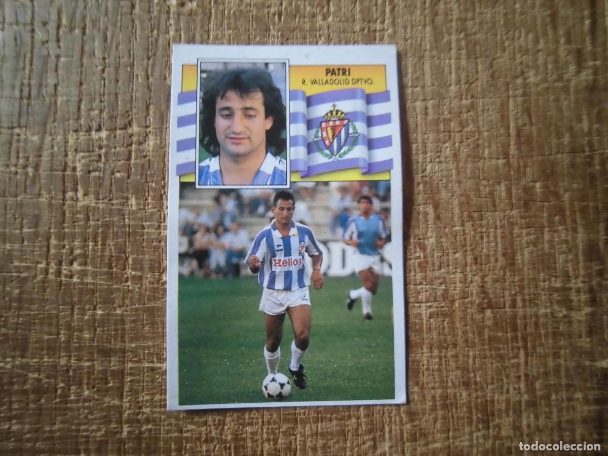 Football Stickers: PATRI REAL VALLADOLID LIGA 90-91 EDICIONES ESTE CROMO RECUPERADO