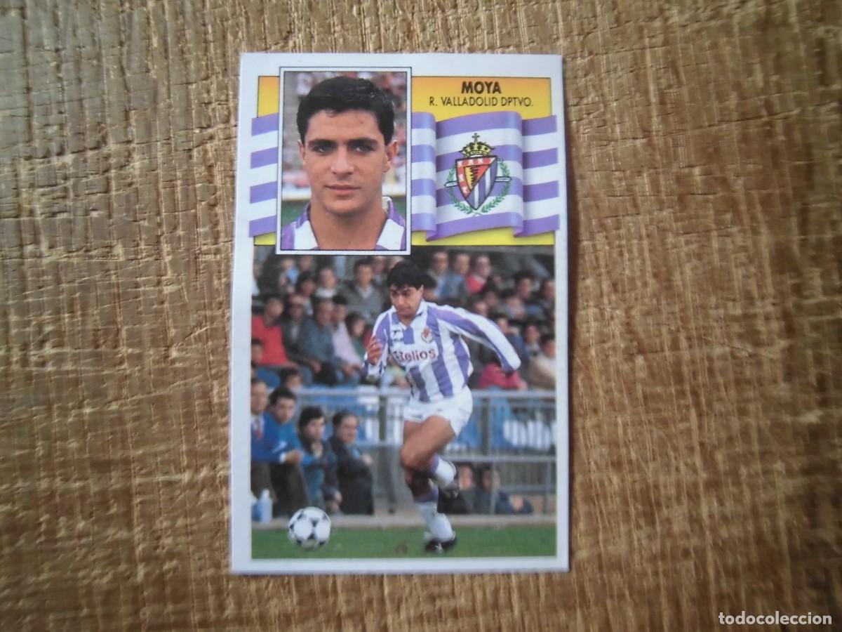 Cromos de f&uacute;tbol: MOYA REAL VALLADOLID LIGA 90-91 EDICIONES ESTE CROMO RECUPERADO
