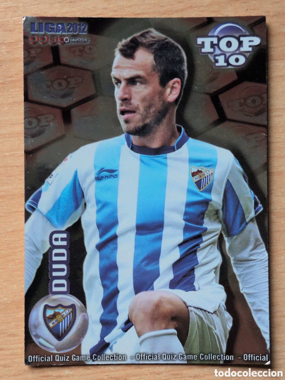 Cromos de f&uacute;tbol: Duda top 10 m&aacute;laga Mundicromo 2012 n&uacute;mero 619