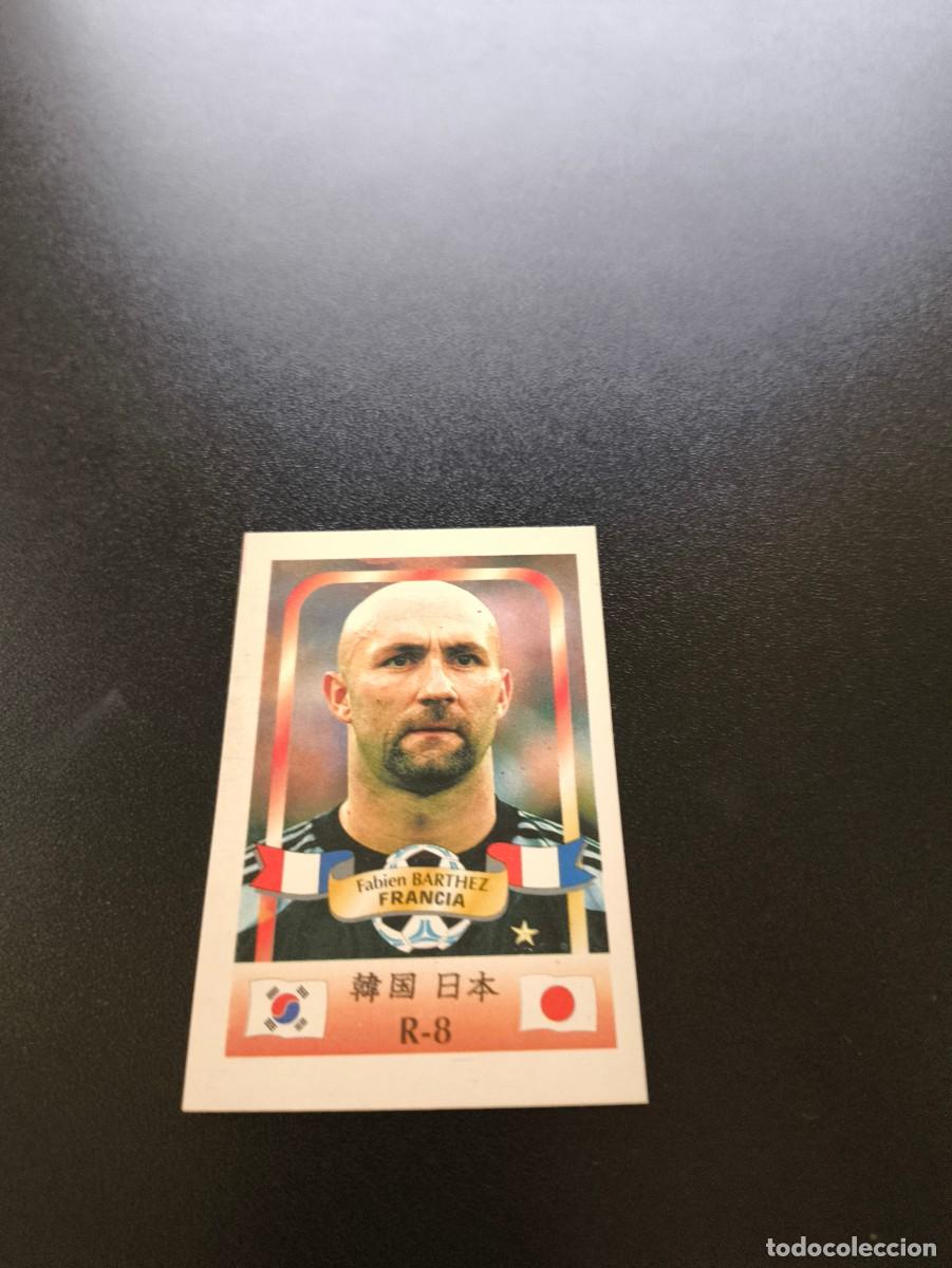 Cromos de f&uacute;tbol: 8 Fabien Barthez FRANCE FRANCIA MUNDIAL WORLD CUP REYAUCA KOREA JAPAN JAPON 2002 NO PANINI LIGA