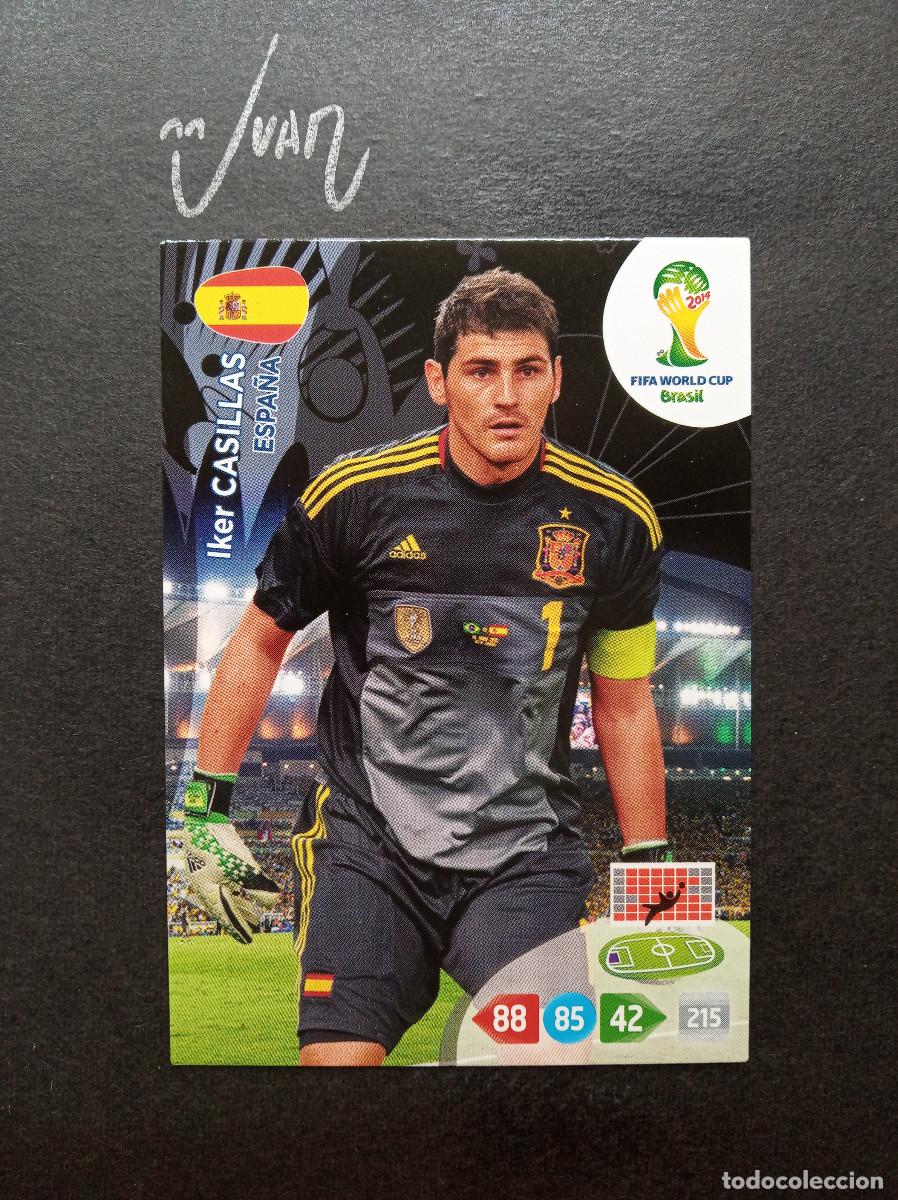 Cromos de f&uacute;tbol: IKER CASILLAS ESPA&Ntilde;A REAL MADRID ⚽ PANINI &reg; ADRENALYN FIFA WORLD CUP 2014 MUNDIAL BRASIL 14
