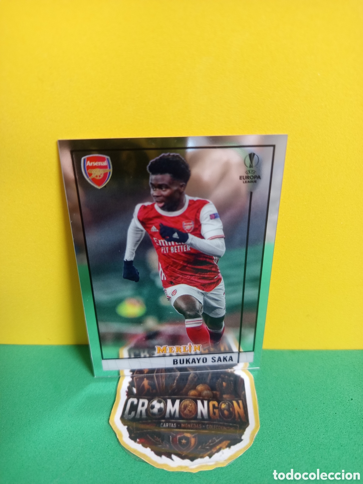 Figurine di Calcio: ❇️ CROMO ⚽ BUKAYO SAKA TOPPS MERLIN 2020 2021 20 21 - ARSENAL ❇️