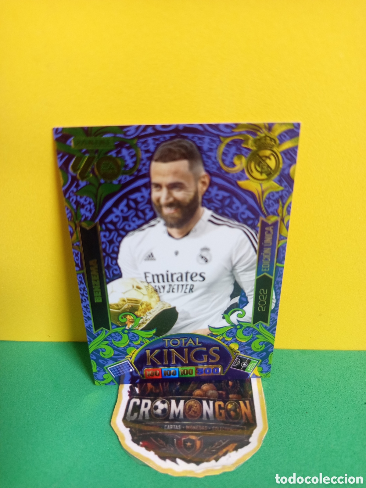 Cromos de f&uacute;tbol: ❇️ CROMO ⚽ BENZEMA TOTAL KINGS ADRENALYN 2025 2026 25 26 - REAL MADRID ❇️