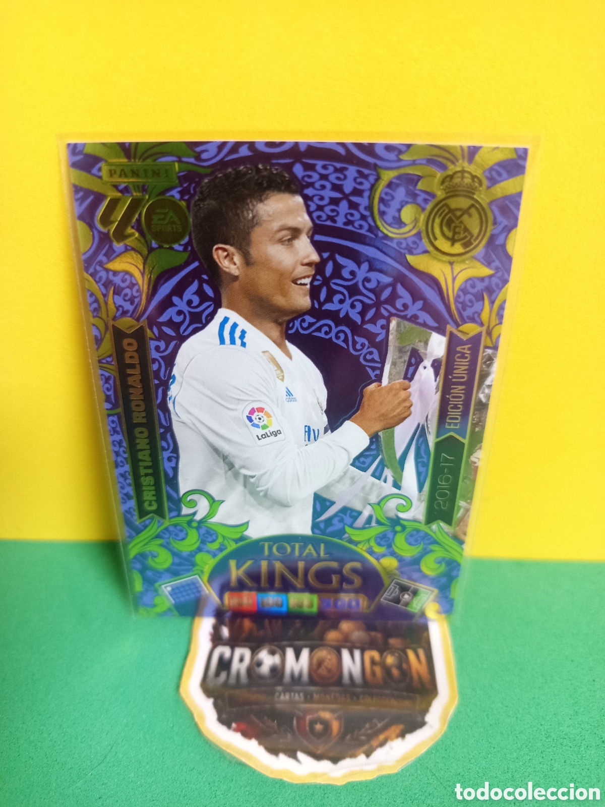 Cartes &agrave; collectionner de Football: ❇️ CROMO ⚽ CRISTIANO RONALDO TOTAL KINGS ADRENALYN XL 2025 2026 25 26 - REAL MADRID ❇️
