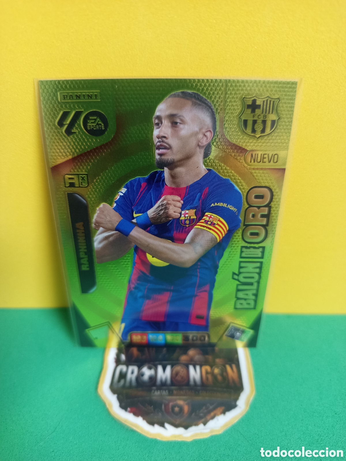Cromos de f&uacute;tbol: ❇️ CROMO ⚽ RAPHINHA NUEVO BAL&Oacute;N DE ORO ADRENALYN XL 2025 2026 25 26 - FC BARCELONA ❇️