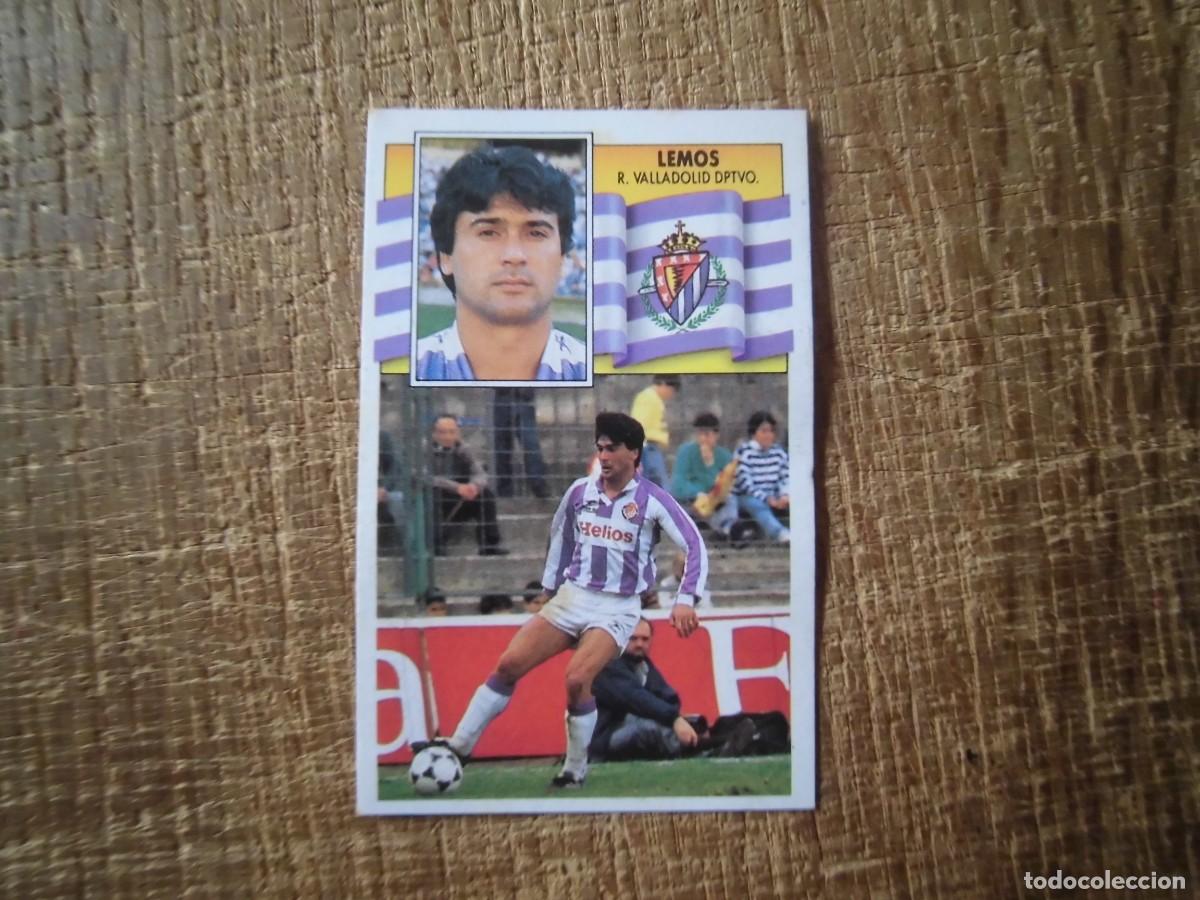Cromos de f&uacute;tbol: LEMOS REAL VALLADOLID LIGA 90-91 EDICIONES ESTE CROMO RECUPERADO
