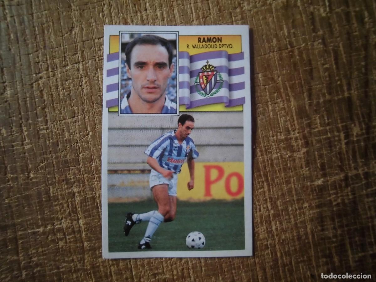Fu&szlig;ball-Sticker: RAM&Oacute;N REAL VALLADOLID LIGA 90-91 EDICIONES ESTE CROMO RECUPERADO