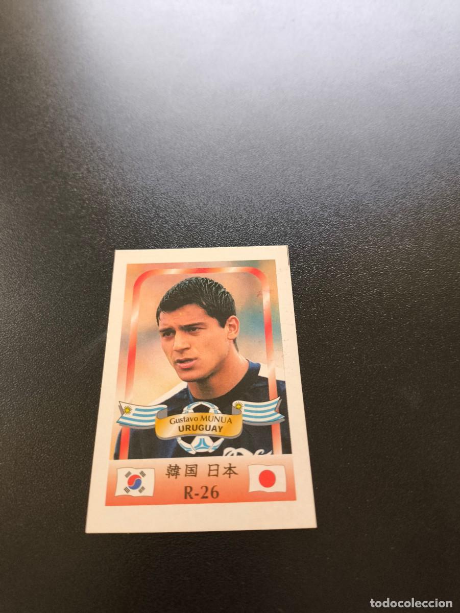 Cromos de f&uacute;tbol: 26 Gustavo Munua DEPORTIVO URUGUAY MUNDIAL WORLD CUP REYAUCA KOREA JAPAN JAPON 2002 NO PANINI LIGA