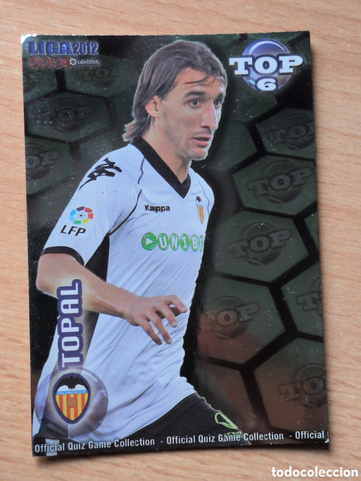 Cromos de f&uacute;tbol: Topal top 6 Mundicromo 2012 brillante verde