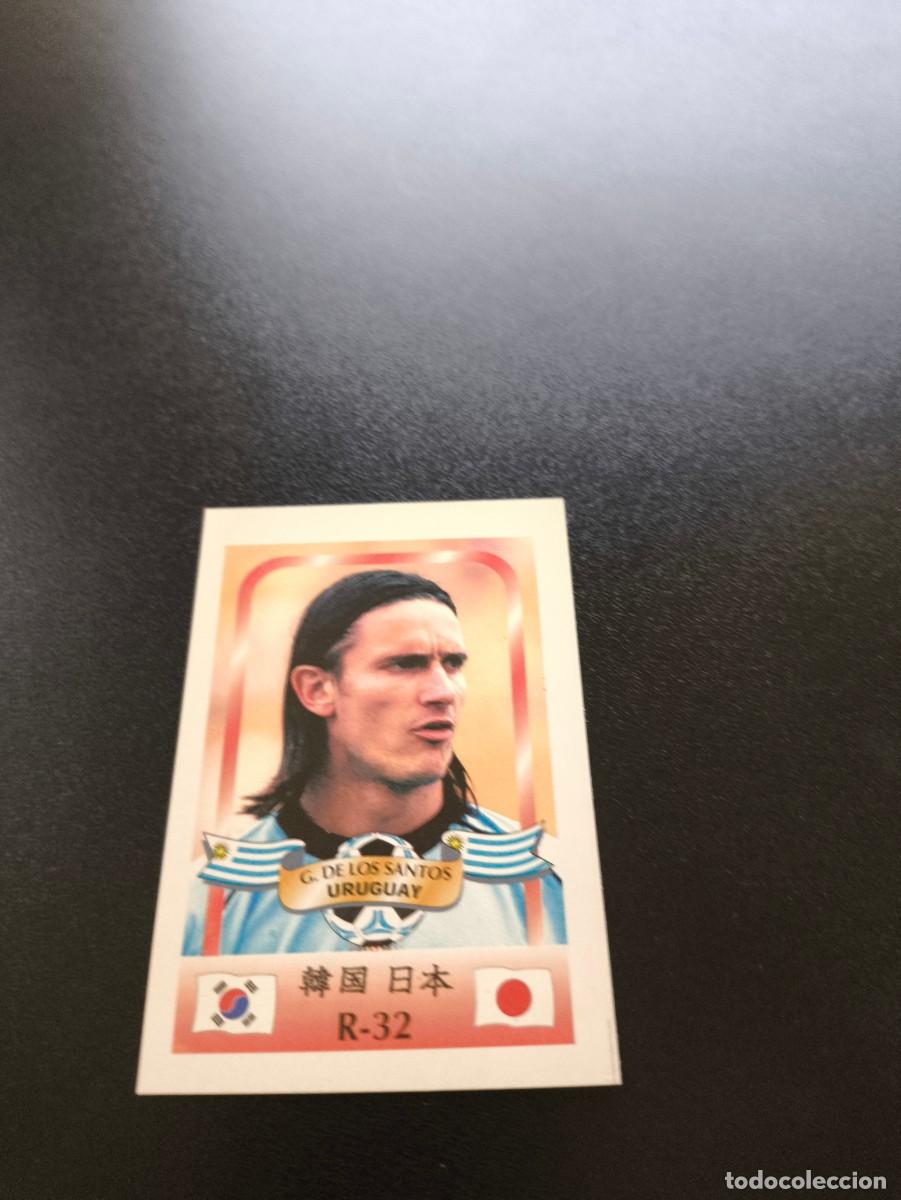 Cromos de f&uacute;tbol: 32 De Los Santos MALAGA URUGUAY MUNDIAL WORLD CUP REYAUCA KOREA JAPAN JAPON 2002 NO PANINI LIGA