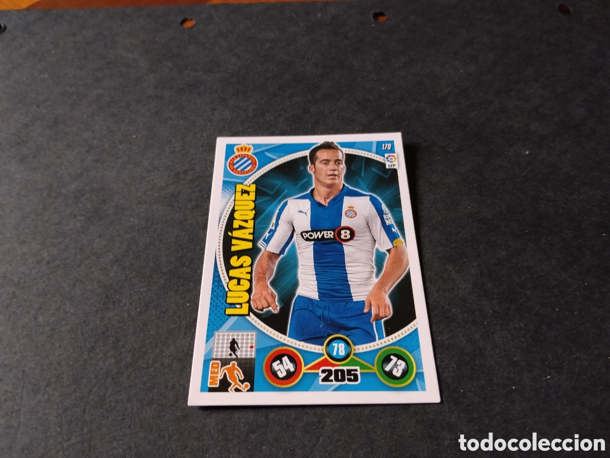 Cromos de f&uacute;tbol: Cromo futbol, Lucas V&aacute;zquez, espa&ntilde;ol