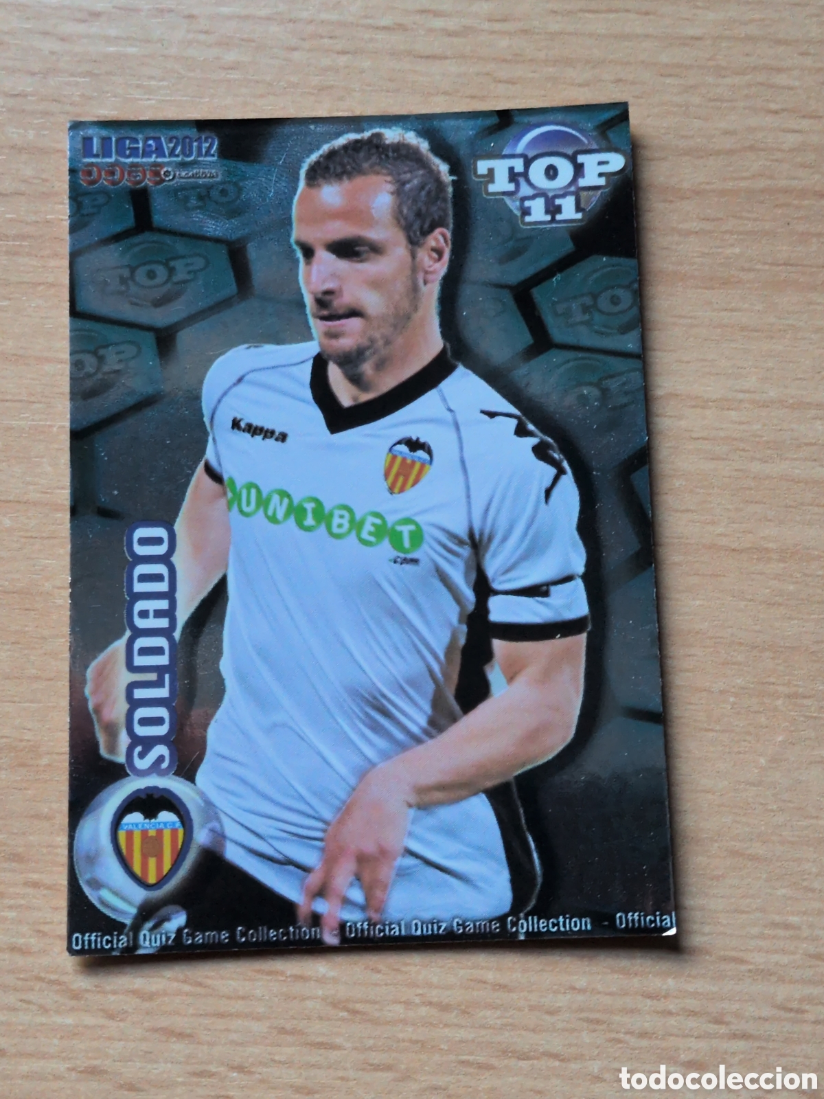 Figurine di Calcio: Soldado top 11 Mundicromo 2012 n&uacute;mero 631