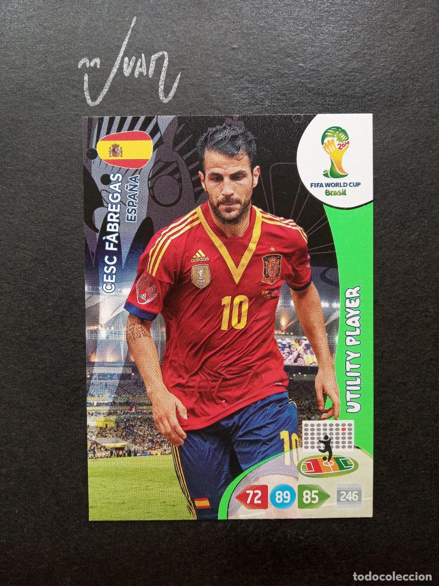 Figurine di Calcio: CESC FABREGAS ESPA&Ntilde;A FC BARCELONA ⚽ PANINI &reg; ADRENALYN FIFA WORLD CUP 2014 MUNDIAL BRASIL 14