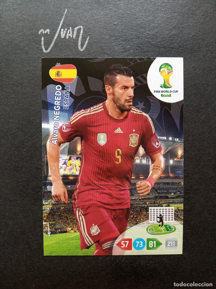 Fu&szlig;ball-Sticker: NEGREDO ESPA&Ntilde;A MANCHESTER CITY VALENCIA ⚽ PANINI &reg; ADRENALYN FIFA WORLD CUP 2014 MUNDIAL BRASIL 14