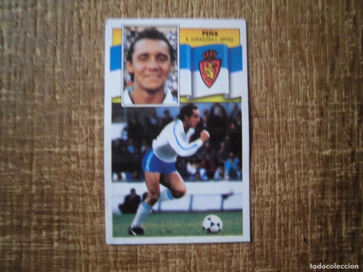 Fu&szlig;ball-Sticker: PE&Ntilde;A REAL ZARAGOZA LIGA 90-91 EDICIONES ESTE CROMO RECUPERADO