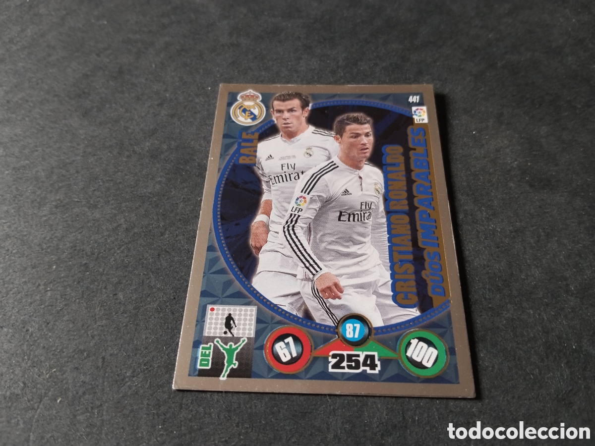 Figurine di Calcio: Cromo futbol Bale, Cristiano Ronaldo, Real Madrid