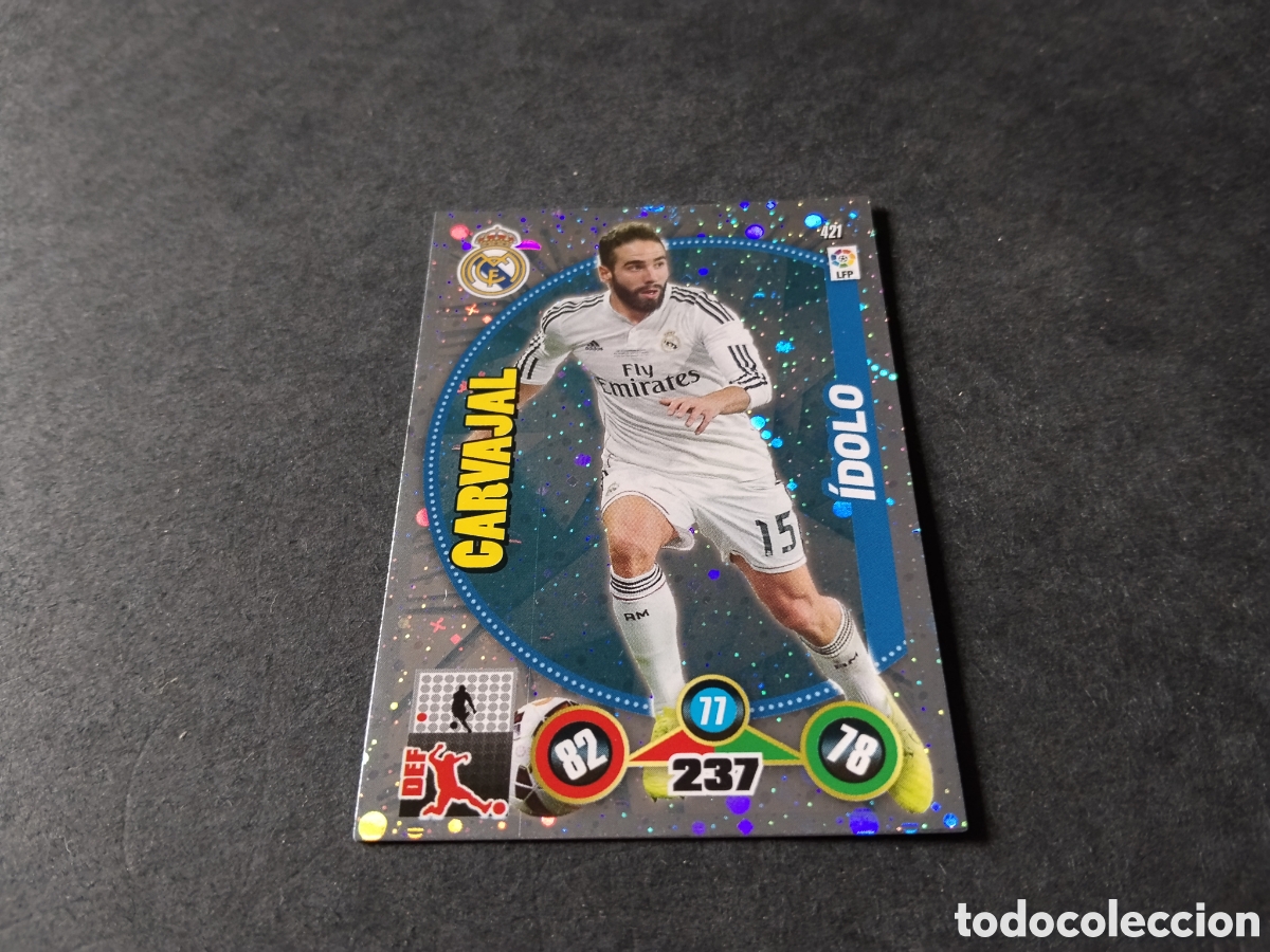 Figurine di Calcio: Cromo futbol Carvajal, Real Madrid