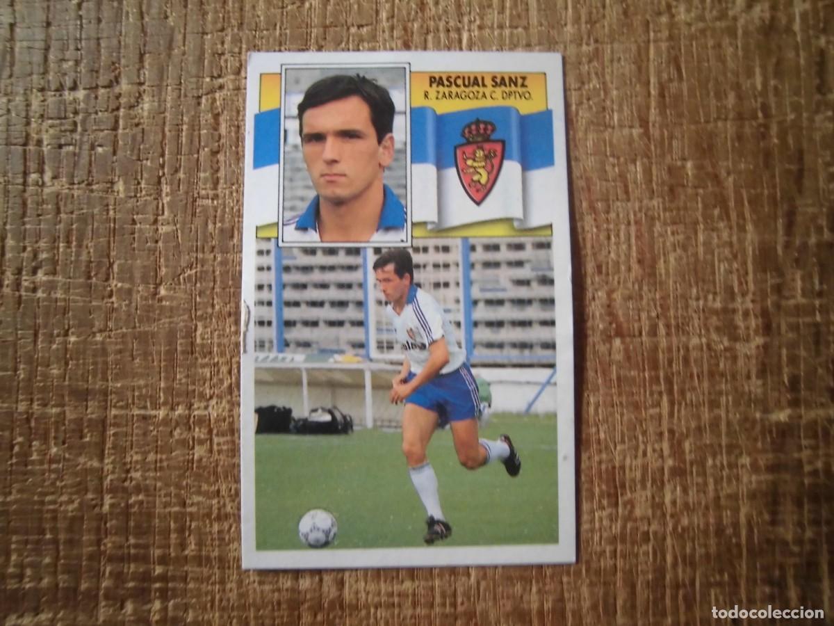 Figurine di Calcio: PASCUAL SANZ REAL ZARAGOZA LIGA 90-91 EDICIONES ESTE CROMO RECUPERADO