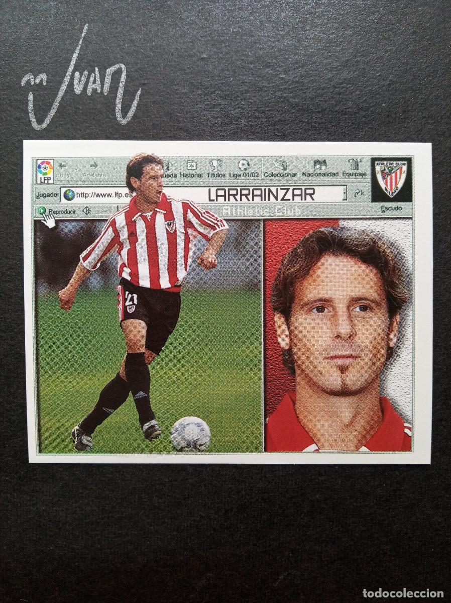 Figurine di Calcio: LARRAINZAR ATHLETIC CLUB BILBAO ESPA&Ntilde;A ⚽ COLECCIONES ESTE &reg; 2001 2002 LIGA FUTBOL 01 02 SIN PEGAR