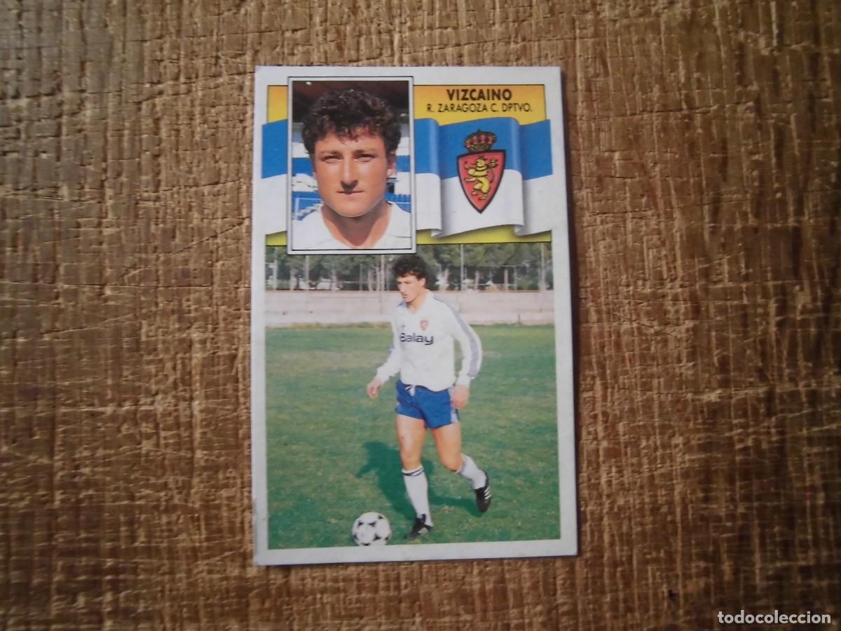 Figurine di Calcio: VIZCA&Iacute;NO REAL ZARAGOZA LIGA 90-91 EDICIONES ESTE CROMO RECUPERADO
