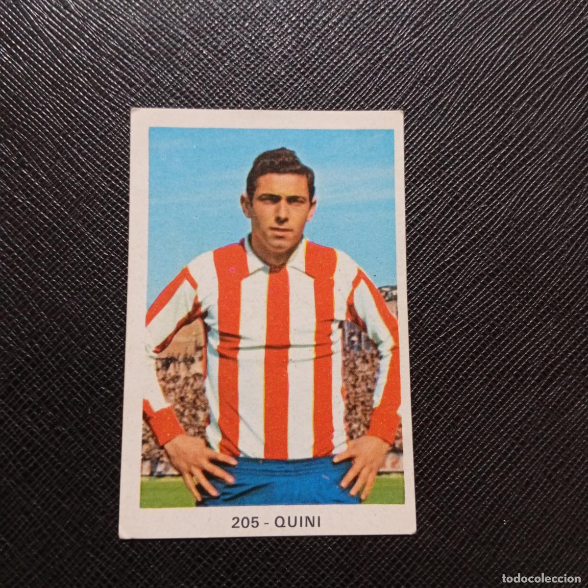 Cromos de Futebol: 205 QUINI SPORTING GIJON RUIZ ROMERO 1970 1971 CROMO FUTBOL 70 MEJICO 71 - SIN PEGAR - A143 PG298