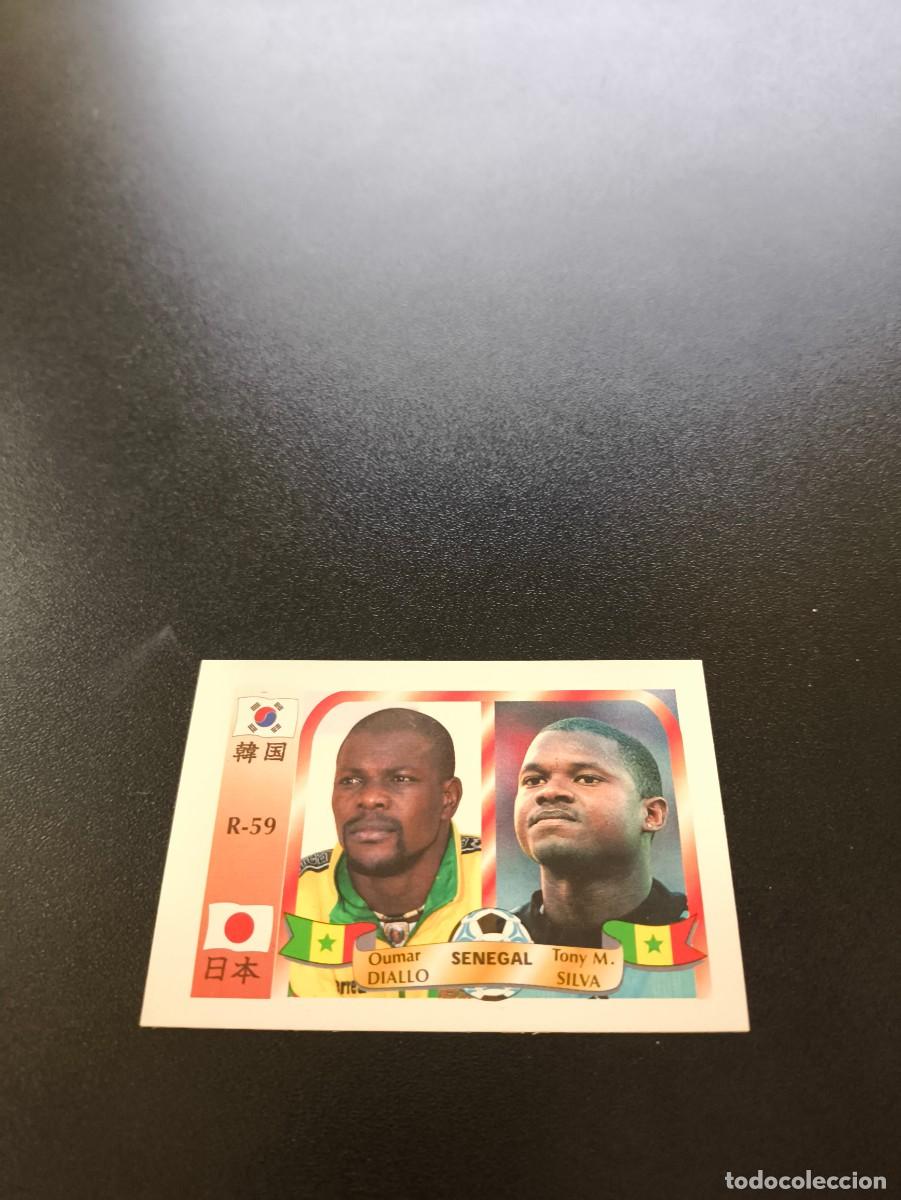 Football Stickers: 59 Diallo / Sylva SENEGAL MUNDIAL WORLD CUP REYAUCA KOREA JAPAN JAPON 2002 NO PANINI LIGA