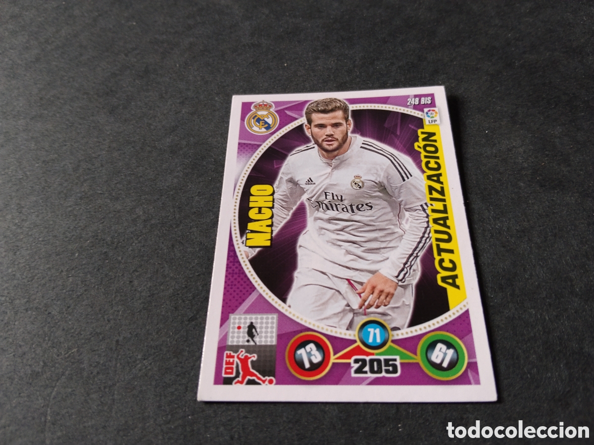 Figurine di Calcio: Cromo futbol Nacho, Real Madrid