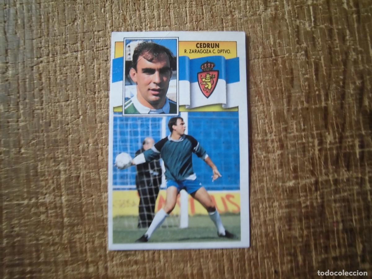 Figurine di Calcio: CEDR&Uacute;N REAL ZARAGOZA LIGA 90-91 EDICIONES ESTE CROMO RECUPERADO