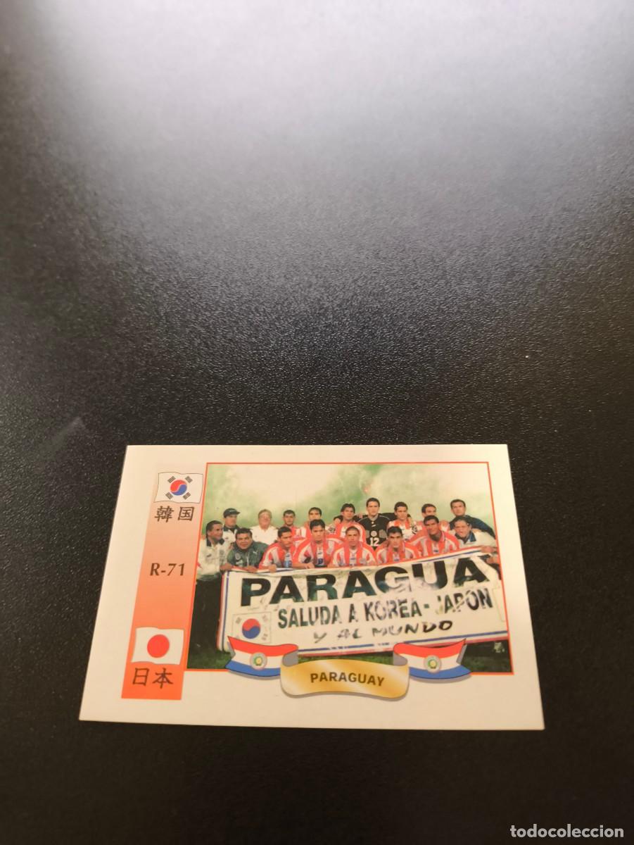 Cromos de Futebol: 71 Selecci&oacute;n Equipo PARAGUAY MUNDIAL WORLD CUP REYAUCA KOREA JAPAN JAPON 2002 NO PANINI LIGA