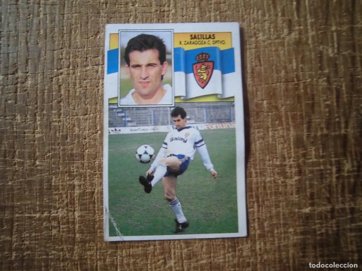 Cromos de Futebol: SALILLAS REAL ZARAGOZA LIGA 90-91 EDICIONES ESTE CROMO RECUPERADO