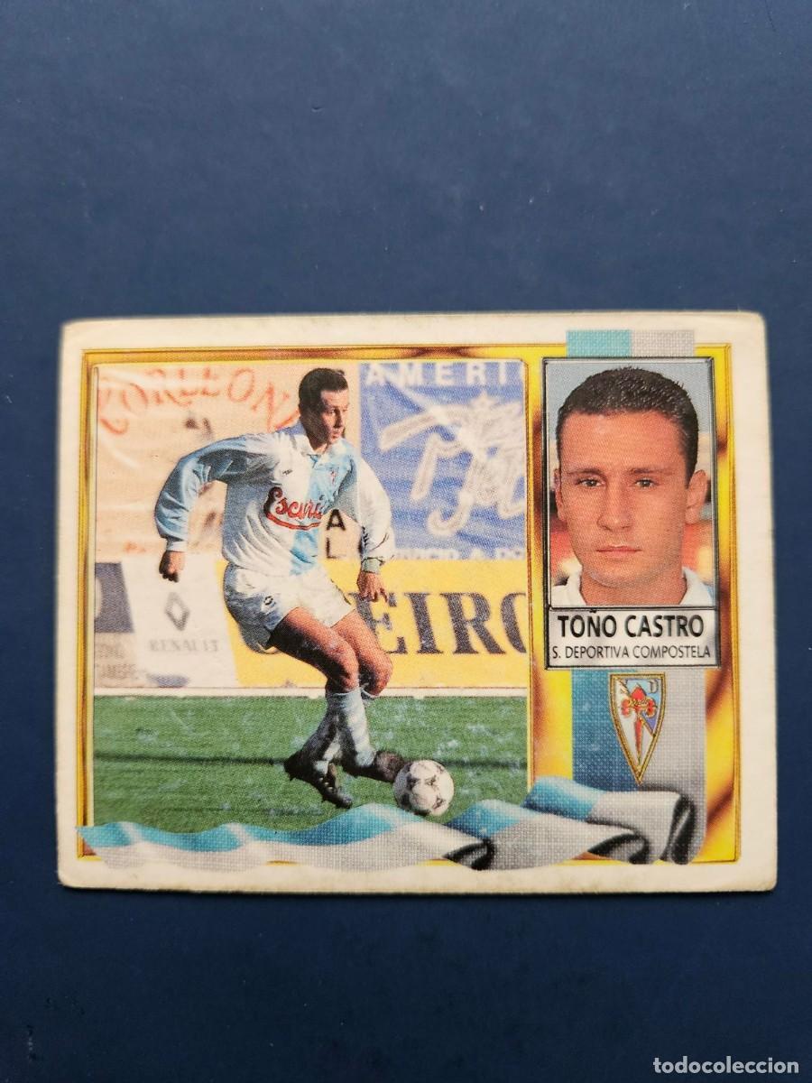 Cromos de f&uacute;tbol: *TO&Ntilde;O CASTRO COMPOSTELA LIGA ESTE 95 96 1995 1996 SIN PEGAR NUNCA PEGADO SOBADO