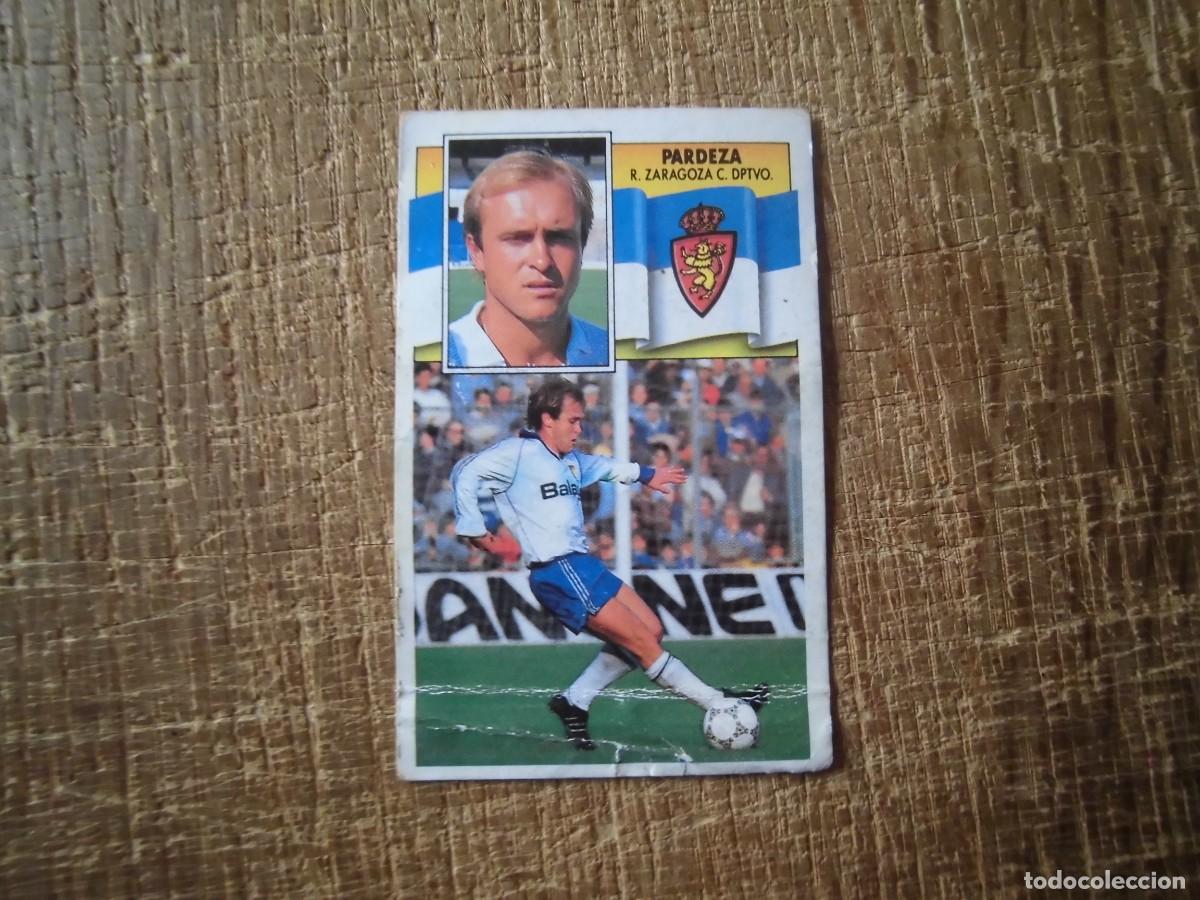 Cromos de f&uacute;tbol: PARDEZA REAL ZARAGOZA LIGA 90-91 EDICIONES ESTE CROMO RECUPERADO