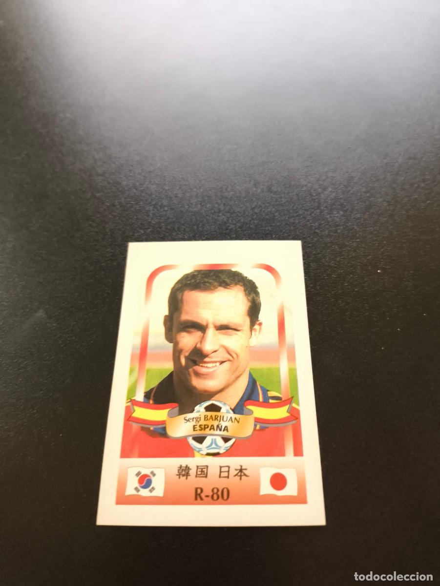 Cromos de f&uacute;tbol: 80 Sergi Barjuan BARCELONA ESPA&Ntilde;A MUNDIAL WORLD CUP REYAUCA KOREA JAPAN JAPON 2002 N PANINI LIGA