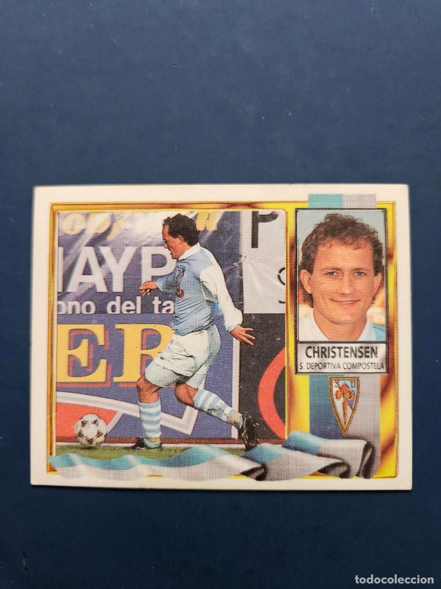 Cromos de f&uacute;tbol: CHRISTENSEN COMPOSTELA LIGA ESTE 95 96 1995 1996 SIN PEGAR NUNCA PEGADO