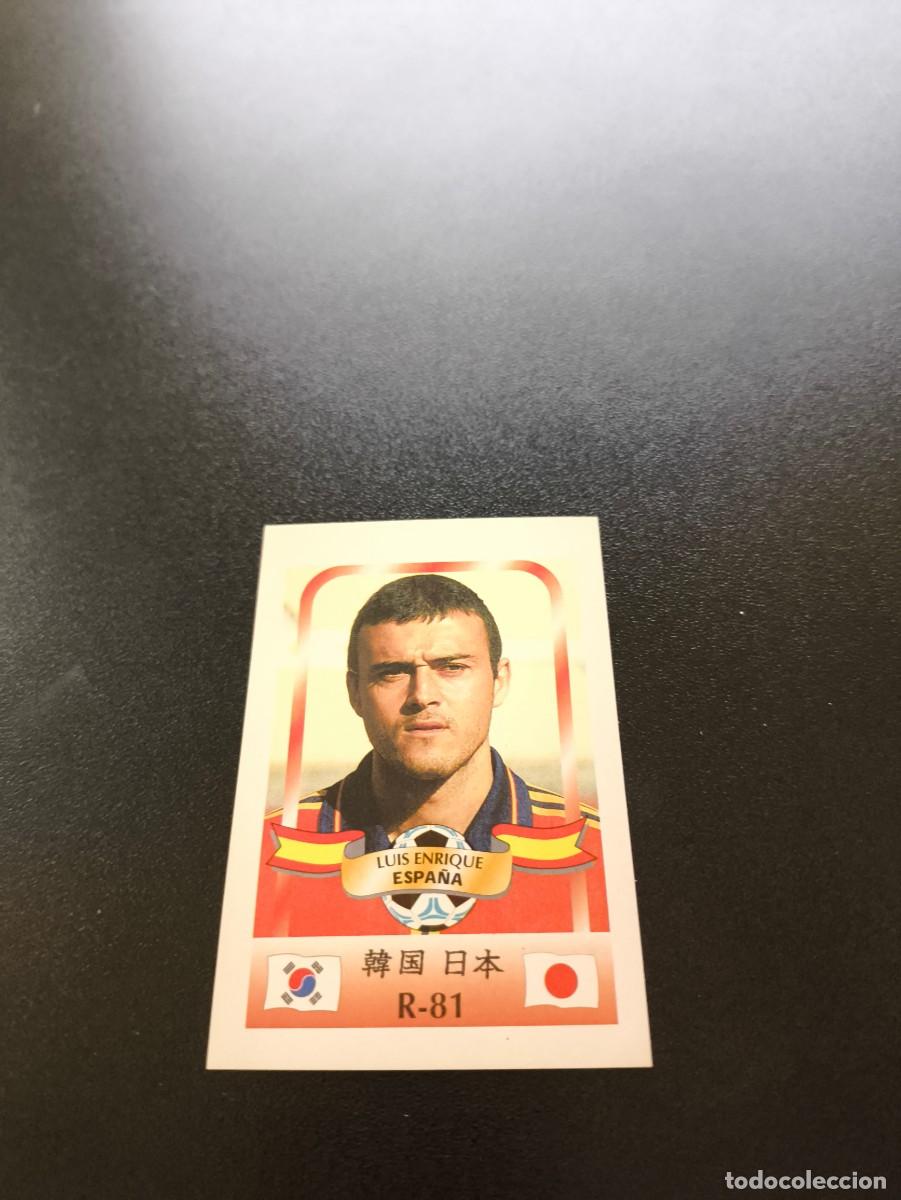 Cromos de f&uacute;tbol: 81 Luis Enrique BARCELONA ESPA&Ntilde;A MUNDIAL WORLD CUP REYAUCA KOREA JAPAN JAPON 2002 N PANINI LIGA