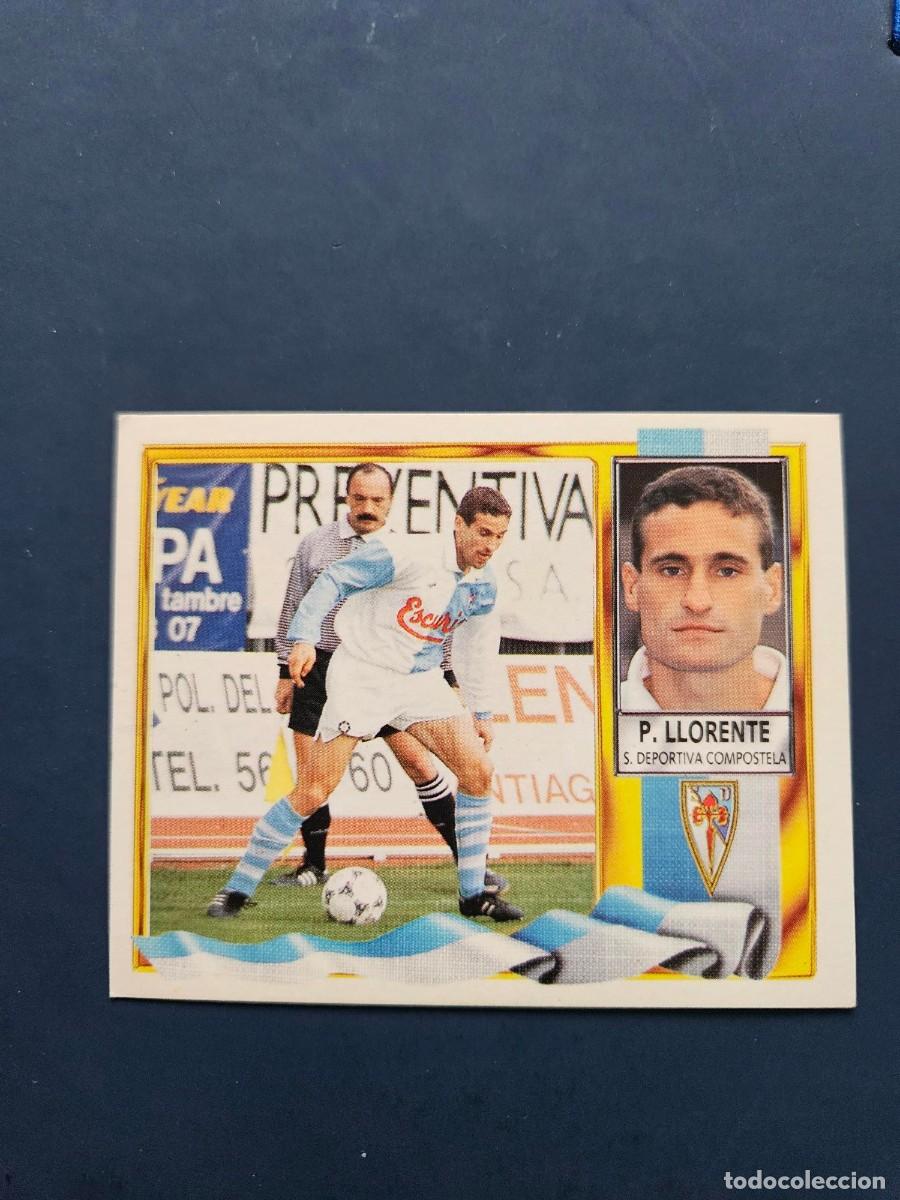 Cromos de Futebol: PACO LLORENTE COMPOSTELA LIGA ESTE 95 96 1995 1996 SIN PEGAR NUNCA PEGADO