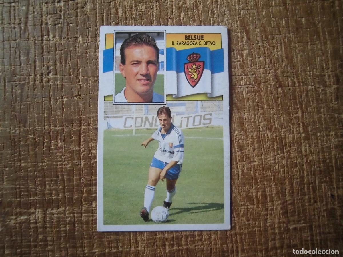 Cromos de Futebol: BELSUE REAL ZARAGOZA LIGA 90-91 EDICIONES ESTE CROMO RECUPERADO
