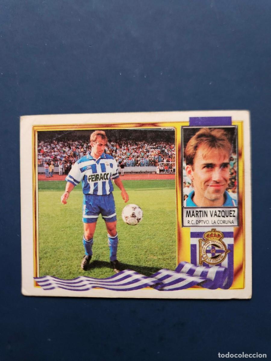 Cromos de f&uacute;tbol: *MARTIN VAZQUEZ DEPORTIVO LIGA ESTE 95 96 1995 1996 SIN PEGAR NUNCA PEGADO SOBADO