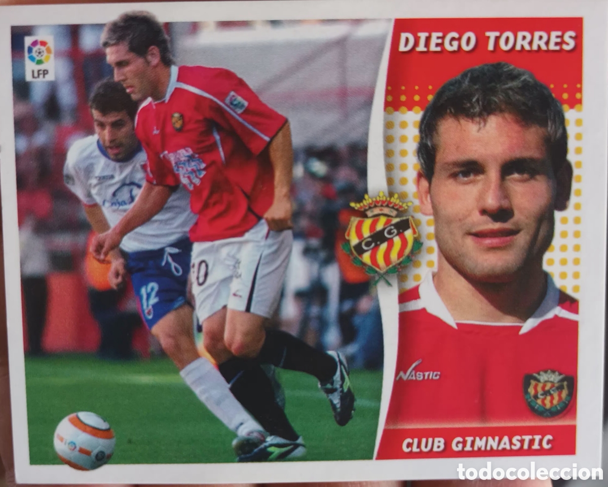 Football Stickers: CROMO DIEGO TORRES. C. NASTIC DE TARRAGONA