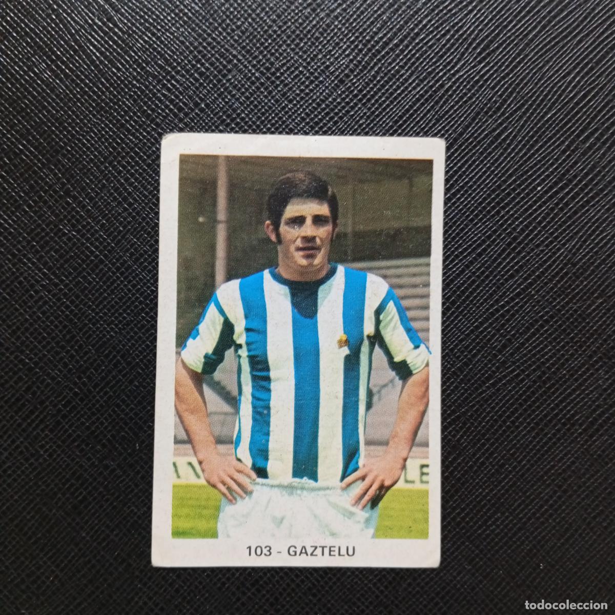 Cromos de f&uacute;tbol: 103 GAZTELU REAL SOCIEDAD RUIZ ROMERO 1970 1971 CROMO FUTBOL 70 MEJICO 71 - SIN PEGAR - A143 PG424