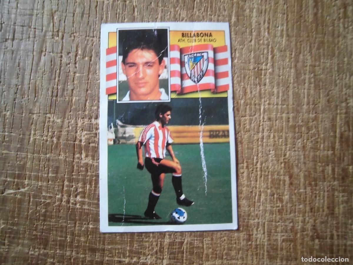 Cromos de f&uacute;tbol: BILLABONA ATHLETIC DE BILBAO FICHAJE N&ordm; 1 LIGA 90-91 EDICIONES ESTE CROMO RECUPERADO