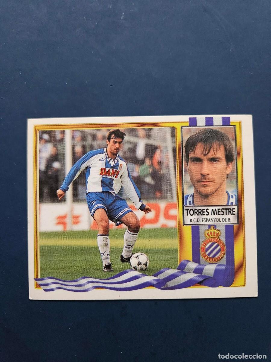 Cromos de f&uacute;tbol: TORRES MESTRE ESPANYOL ESPA&Ntilde;OL LIGA ESTE 95 96 1995 1996 SIN PEGAR NUNCA PEGADO